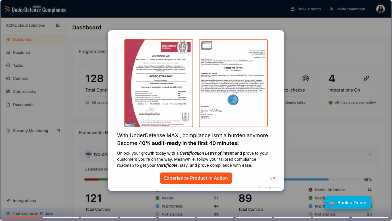 MAXI.Compliance Demo